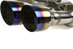 Invidia R400 Gemini Single Layer Cat Back Exhaust w/Titanium Burnt Tips - Subaru WRX/STI 2015+