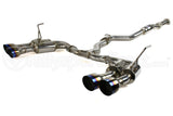 Invidia R400 Gemini Single Layer Cat Back Exhaust w/Titanium Burnt Tips - Subaru WRX/STI 2015+