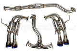 Invidia R400 Gemini Single Layer Cat Back Exhaust w/Titanium Burnt Tips - Subaru WRX/STI 2015+